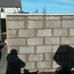 New outside wall built